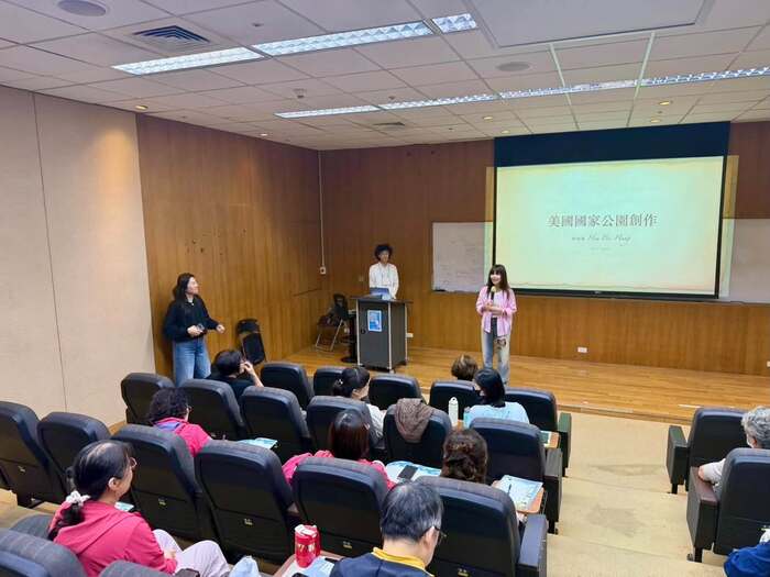 中國文化大學樂齡大學的首場駐校藝術家課程《美國國家公園創作》圓滿落幕🎉圖片