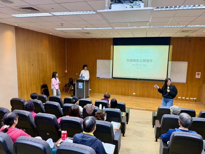 中國文化大學樂齡大學的首場駐校藝術家課程《美國國家公園創作》圓滿落幕🎉圖片